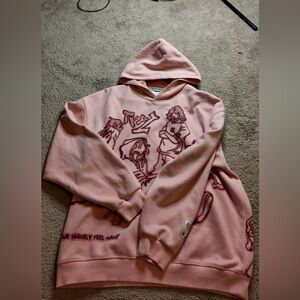 AELFRIC EDEN CARTOON LINE CHARACTER PRINT HOODIE